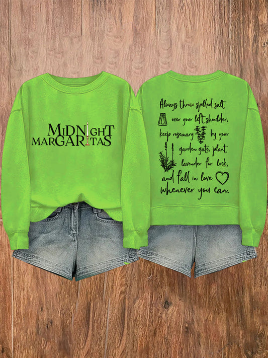 Women's Midnight Margaritas Sweatshirt