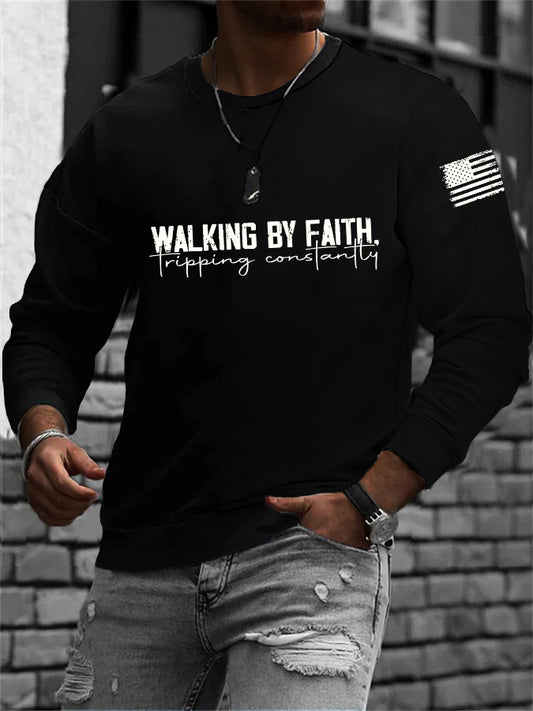 Men's Walking By Faith Sweater