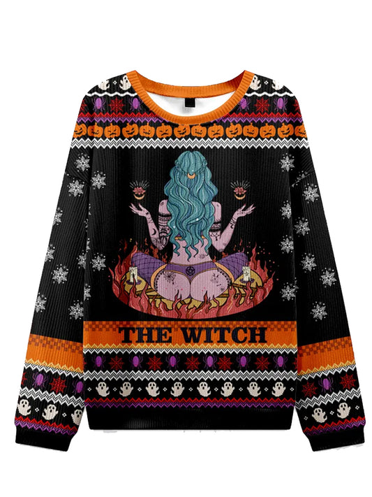 Women's The Witch Halloween Ugly Sweatshirt