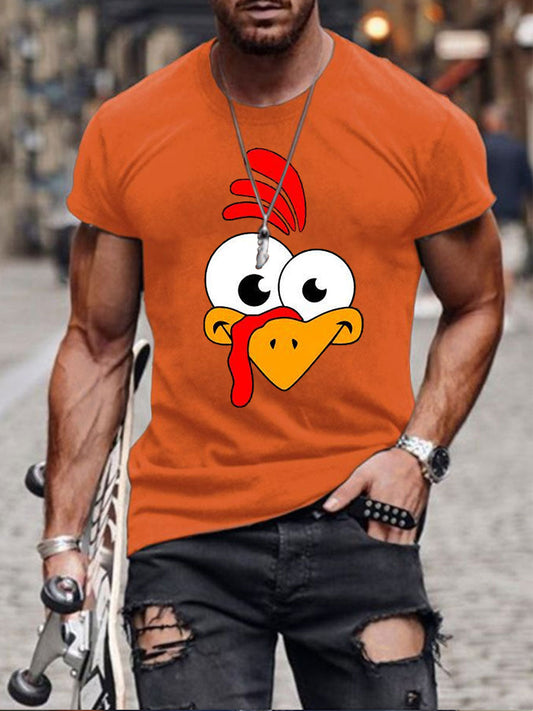 Men's Thanksgiving Turkey Short-sleeved T-shirt