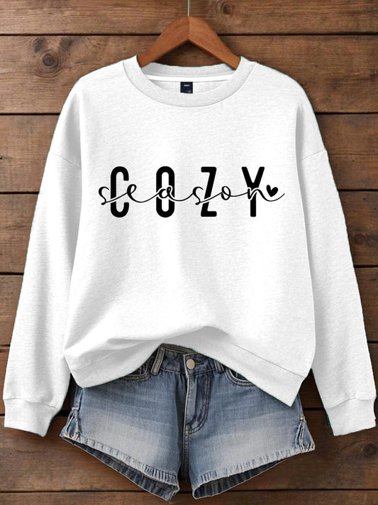 Women's Thanksgiving Print Sweatshirt