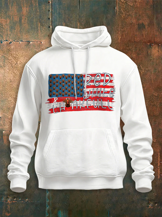 Men's Thanksgiving Loose Long Sleeve Hoodie