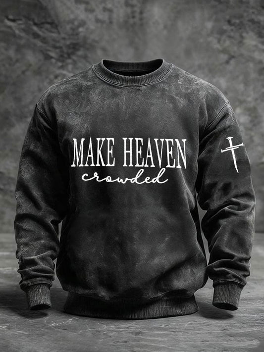 Men's Make Heaven Crowded Crew Neck Sweatshirt