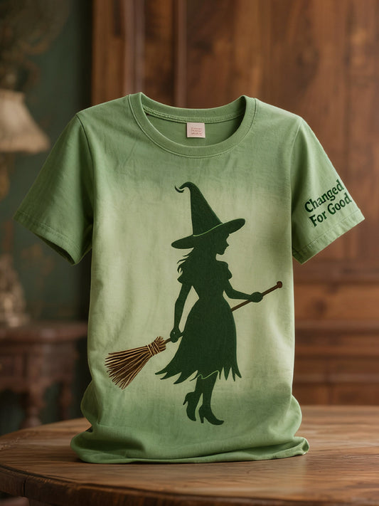 Women's Movie-Inspired Changed For Good Print T-Shirt