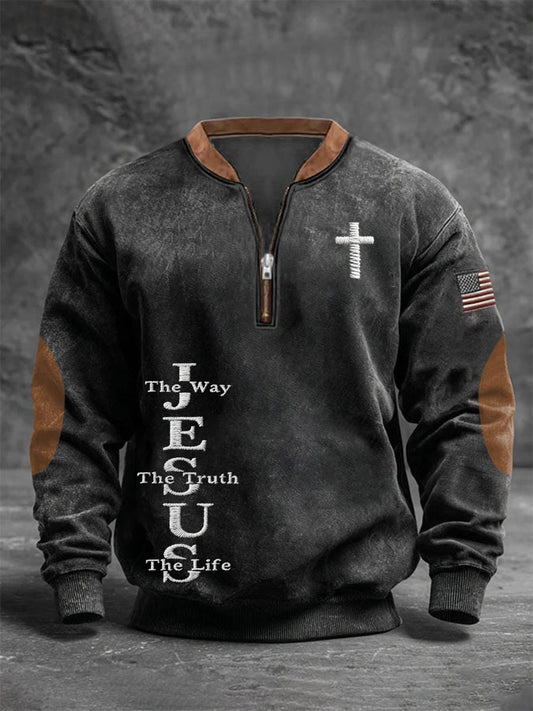 Men's Jesus The Way The Truth The Life Sweatshirt