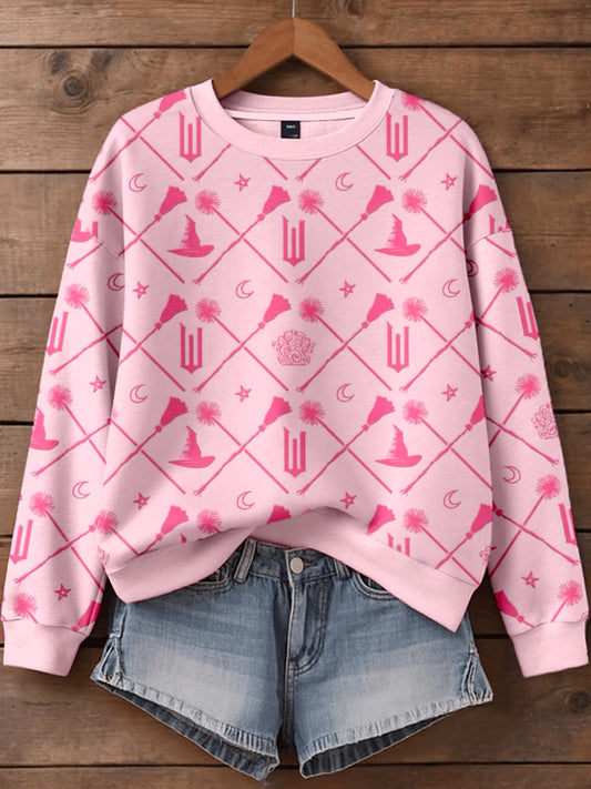 Women's Musical Inspired Art Print Sweatshirt