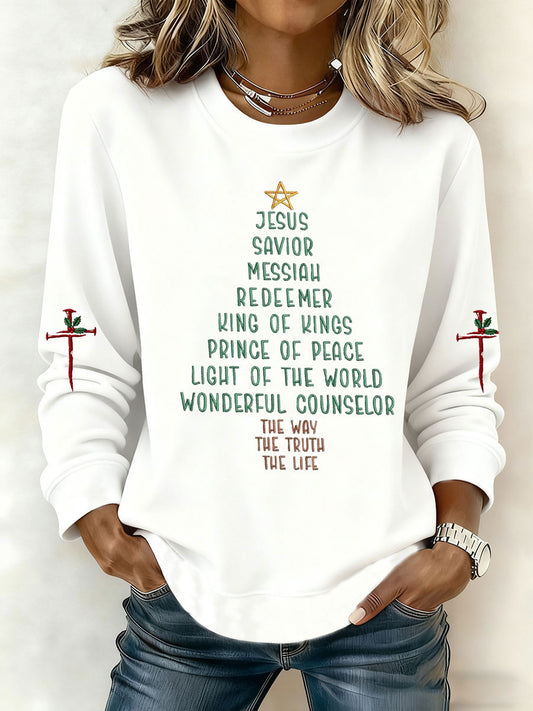 Women's Religious Belief In The Birth Of Jesus Sweatshirt