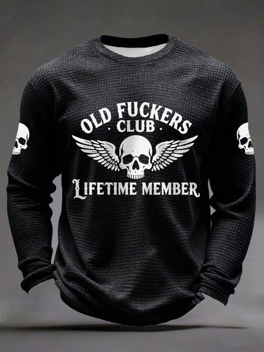 Men's Old Fuckers Club Waffle T-Shirts