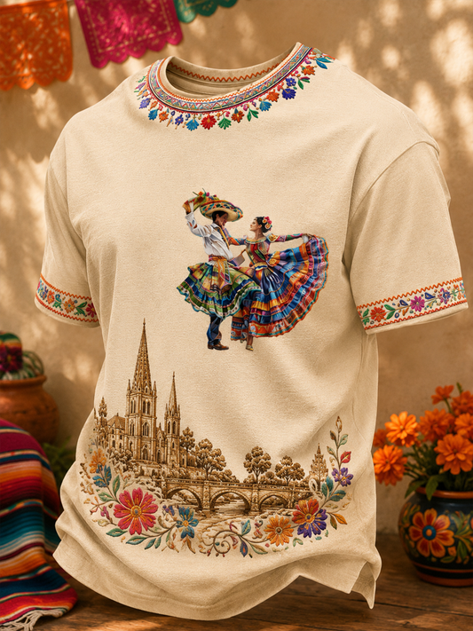 Men's Hispanic Heritage Month Printed short sleeves t-shirt