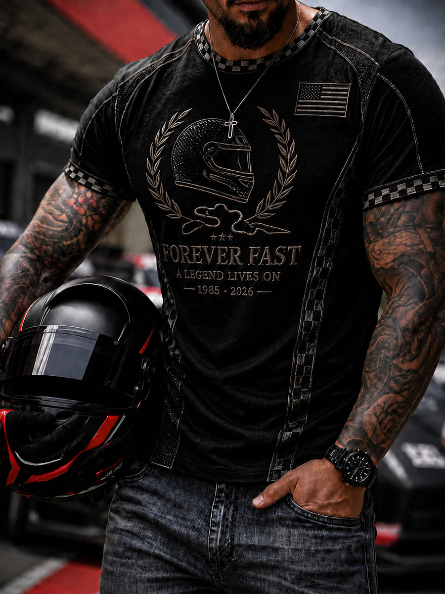 Men's Racing Legend Tribute Casual T-Shirt