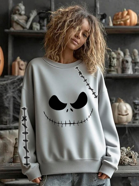 Women's Halloween Grimace Sweatshirt