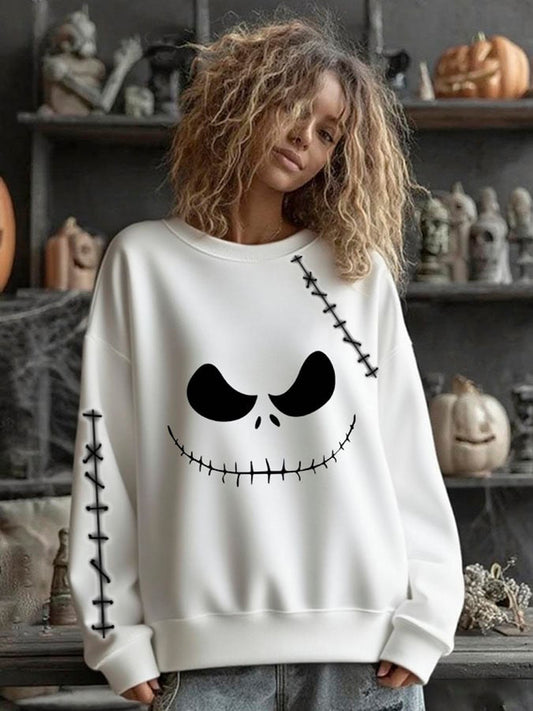 Women's Halloween Grimace Sweatshirt