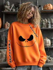 Women's Halloween Grimace Sweatshirt