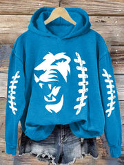 Women's Football Fans Lovers Gameday Casual  Regular Sweatshirt