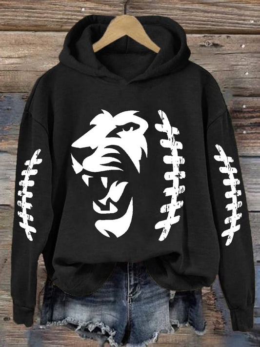 Women's Football Fans Lovers Gameday Casual  Regular Sweatshirt