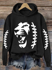 Women's Football Fans Lovers Gameday Casual  Regular Sweatshirt