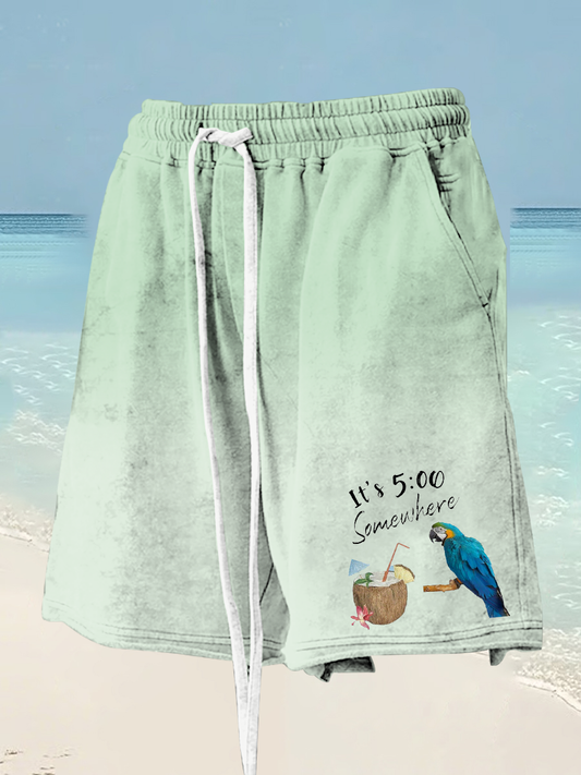 Men's Jimmy Buffett Day Printed Shorts