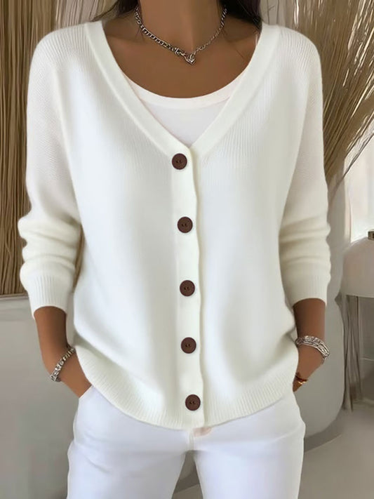 Women's Casual Button Cardigan