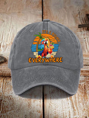 Unisex  It‘s 5 O'clock Everywhere Print Casual Print Hat