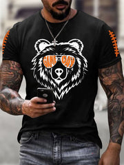Men's Football Fans Lovers Gameday Casual Tee