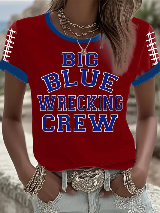 Women's New York Football Print T-shirt