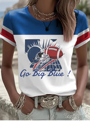 Women's New York Football Print T-shirt