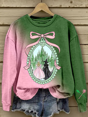 Women's Movie Inspired Art Print Vintage Sweatshirt