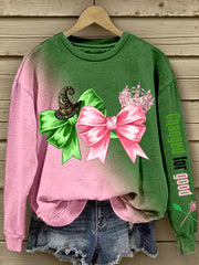 Women's Movie Inspired Art Print Vintage Sweatshirt