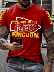 Men's Football Fans Lovers Gameday Casual short sleeves t-shirt