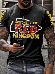 Men's Football Fans Lovers Gameday Casual short sleeves t-shirt
