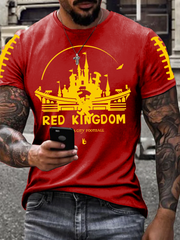 Men's Football Fans Lovers Gameday Casual short sleeves t-shirt