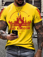 Men's Football Fans Lovers Gameday Casual short sleeves t-shirt