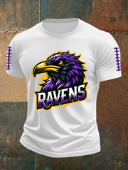 Men's Football Fans Lovers Gameday Casual Short Sleeve T-shirt
