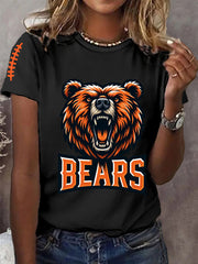 Women's Football Fans Lovers Gameday Casual  Short Sleeve T-shirt