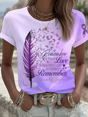 Women's Alzheimer's Disease Print T-shirt