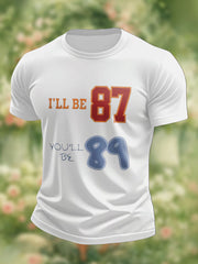 Men's 8789 Diva Engaged Era Printed T-shirt