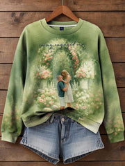 Women's 8789 Diva Engaged Era Printed Sweatshirt
