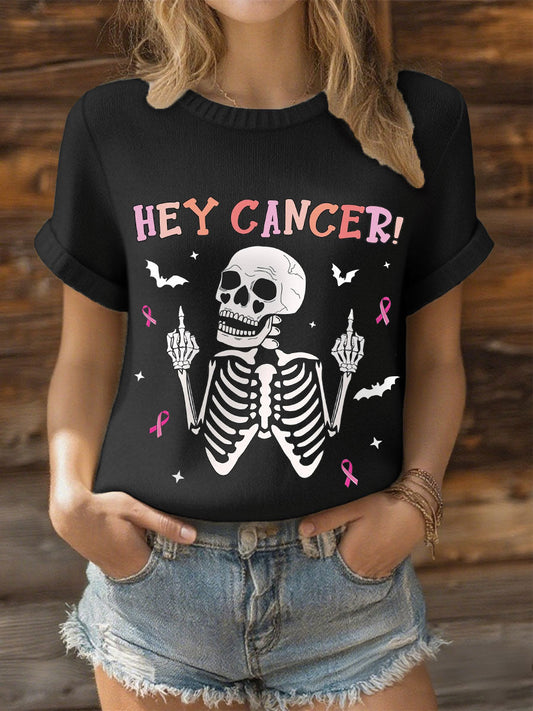 Women's Hey Cancer Breast Cancer Pink Ribbon Tops