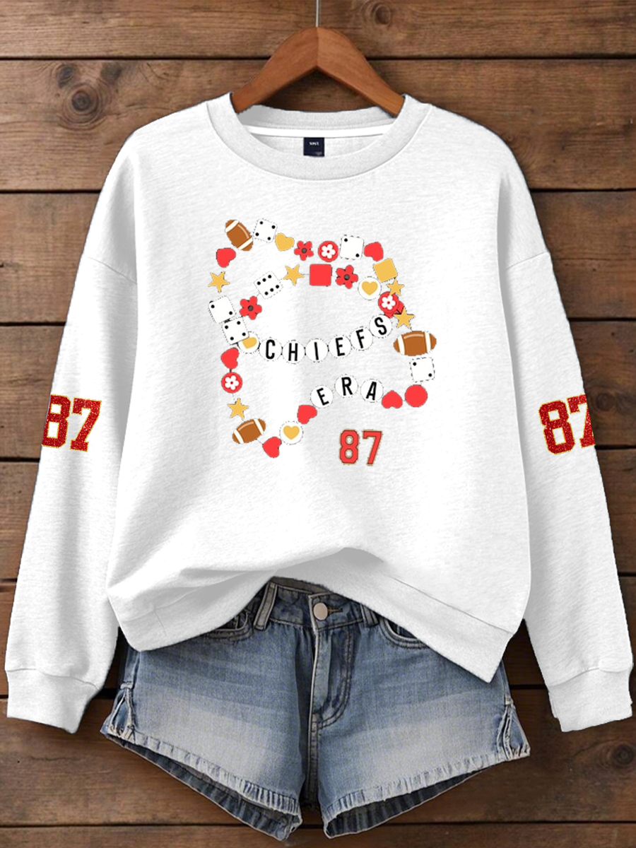 Women'sTaylor Swift and Travis Kelce  Engagement  Regular Sweatshirt
