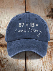Unisex Taylor Swift and Travis Kelce  Engagement Design Print Hat