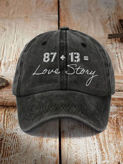 Unisex Taylor Swift and Travis Kelce  Engagement Design Print Hat