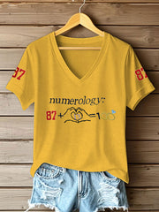 Women's Taylor Swift and Travis Kelce  Engagement short-sleeved T-shirt