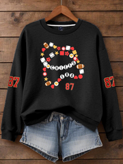 Women'sTaylor Swift and Travis Kelce  Engagement  Regular Sweatshirt