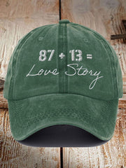 Unisex Taylor Swift and Travis Kelce  Engagement Design Print Hat