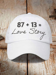 Unisex Taylor Swift and Travis Kelce  Engagement Design Print Hat