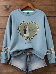 Women's Taylor Swift and Travis Kelce  Engagement Regular Sweatshirt