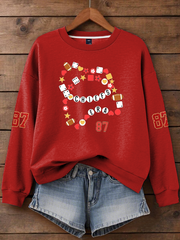 Women'sTaylor Swift and Travis Kelce  Engagement  Regular Sweatshirt