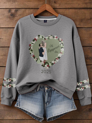 Women's Taylor Swift and Travis Kelce  Engagement Regular Sweatshirt