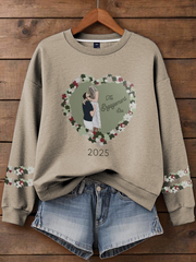 Women's Taylor Swift and Travis Kelce  Engagement Regular Sweatshirt