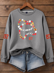 Women'sTaylor Swift and Travis Kelce  Engagement  Regular Sweatshirt